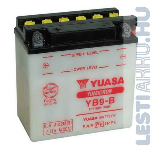 YUASA Motor Akkumulátor YB9-B 12V 9