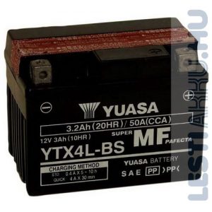 YUASA Motor Akkumulátor YTX4L-BS 12V 3