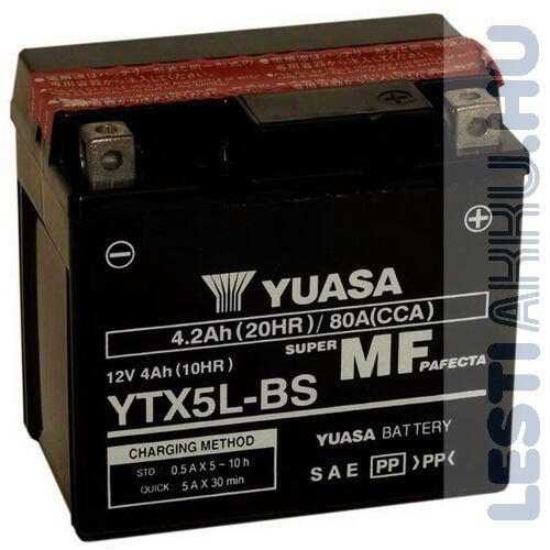 YUASA Motor Akkumulátor YTX5L-BS 12V 4
