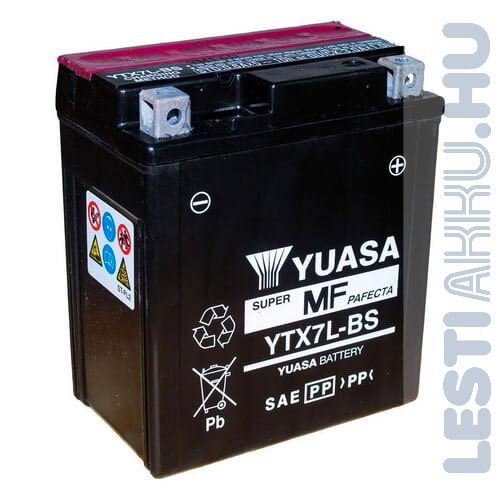 YUASA Motor Akkumulátor YTX7L-BS 12V 6